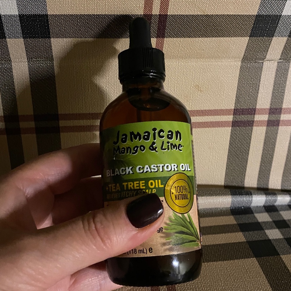 Jamaican Mango&Lime 💯 Natural Black Castor Oil Not Used Not Returnable